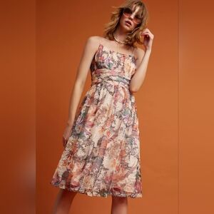 Anthropologie MAEVE Mackenzie Floral Dress Size 12 NWT